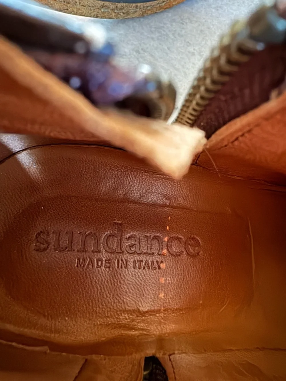 Sundance cognac craftsmanship by Vero Cuoio, Italy